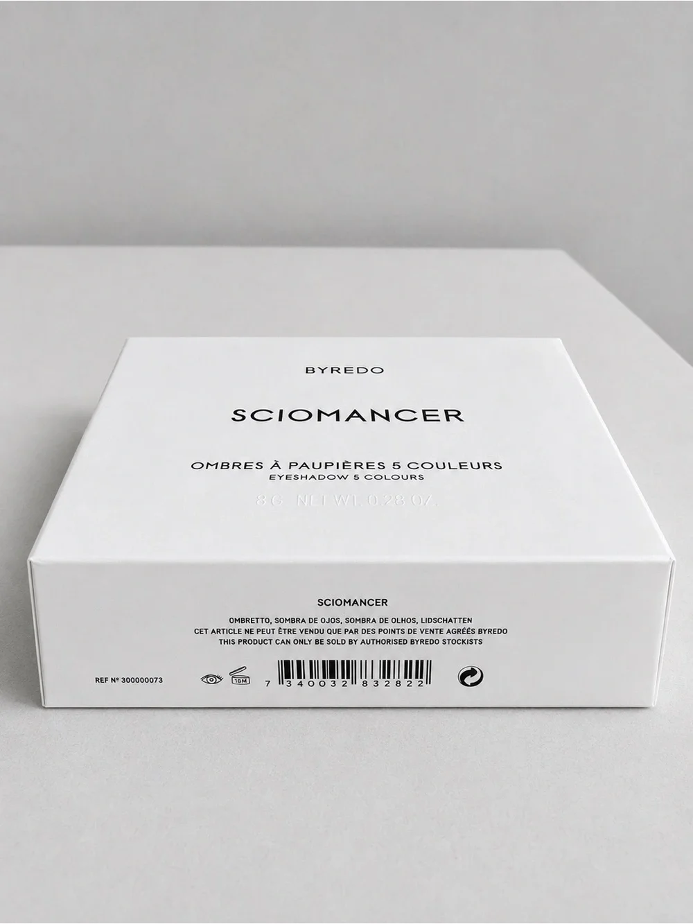 Byredo Sciomancer Eyeshadow Palette — Copper, Purple, Teal, Olive, Gunmetal